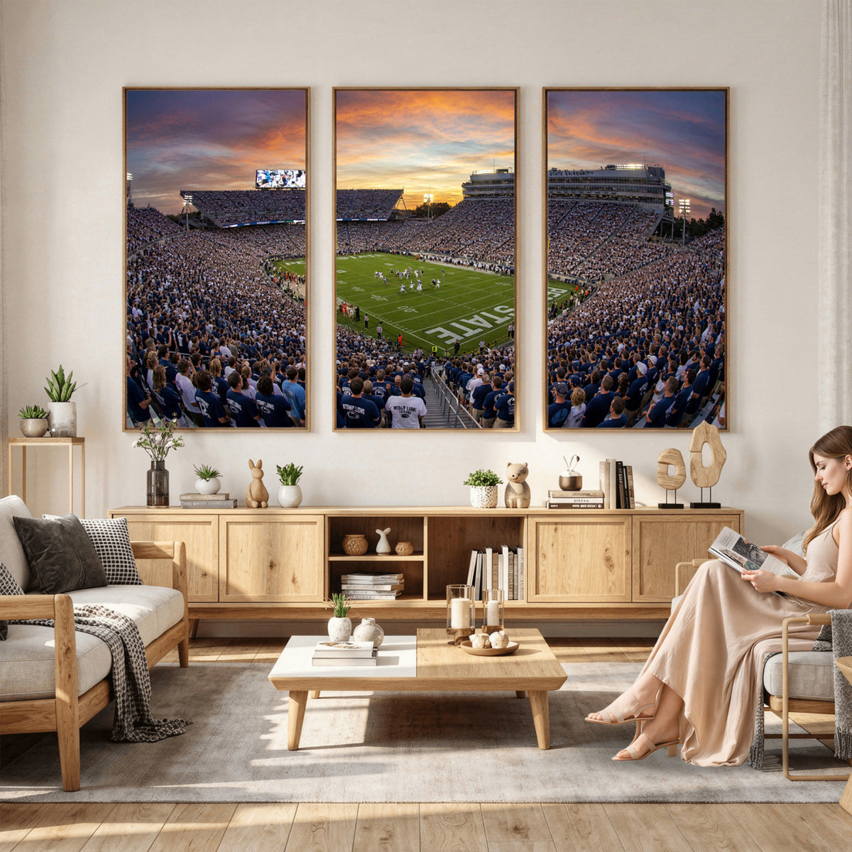 29008668-MGV-CV-36X24 - Stadium Wall Art Canvas Print