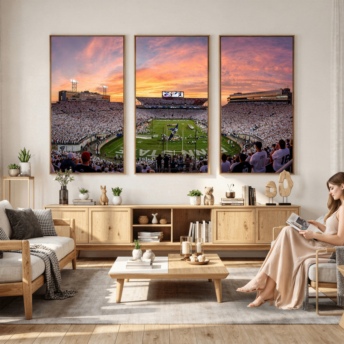 53161432-MGV-CV-36X24 - Stadium Wall Art Canvas Print