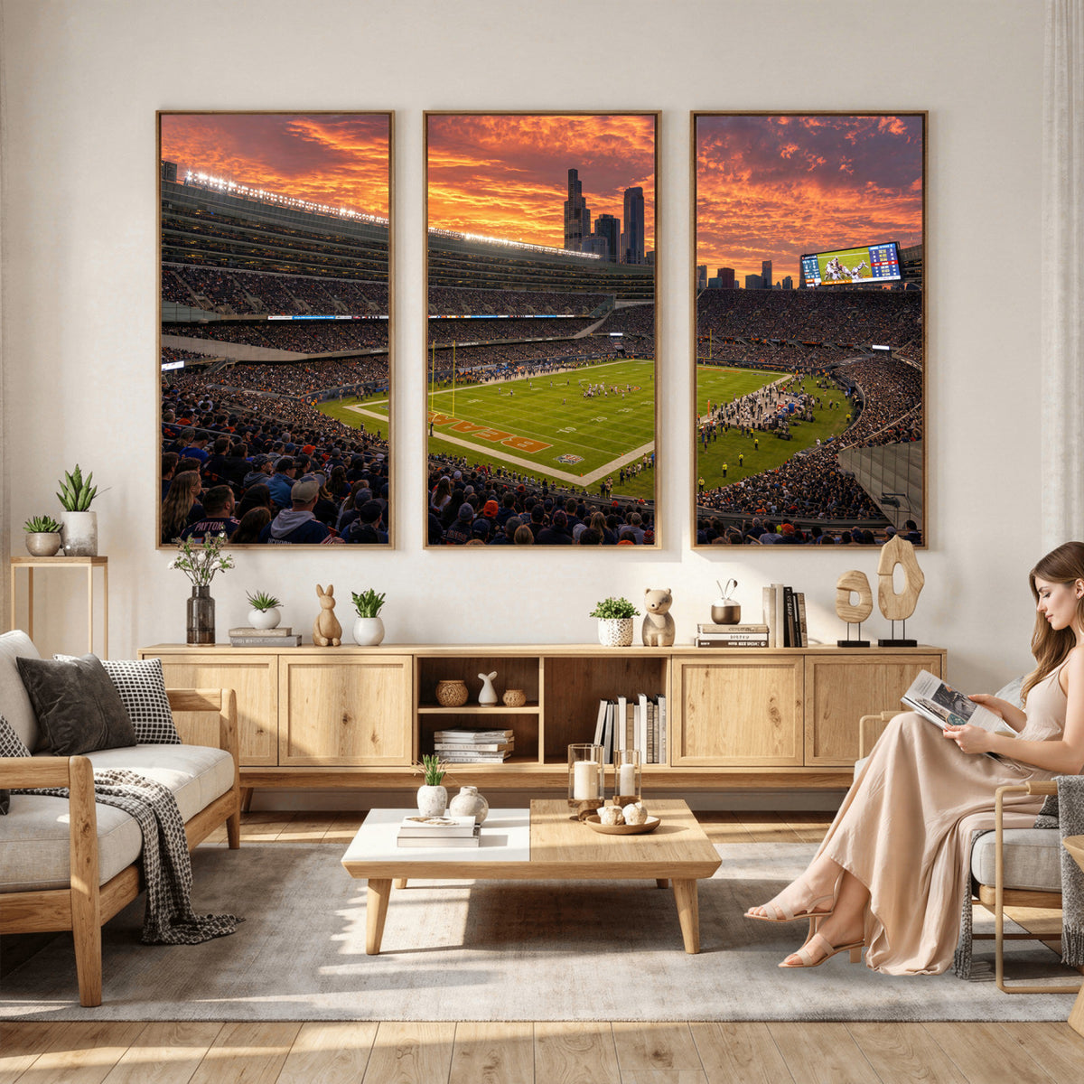 25159364-MGV-CV-36X24 - Stadium Wall Art Canvas Print