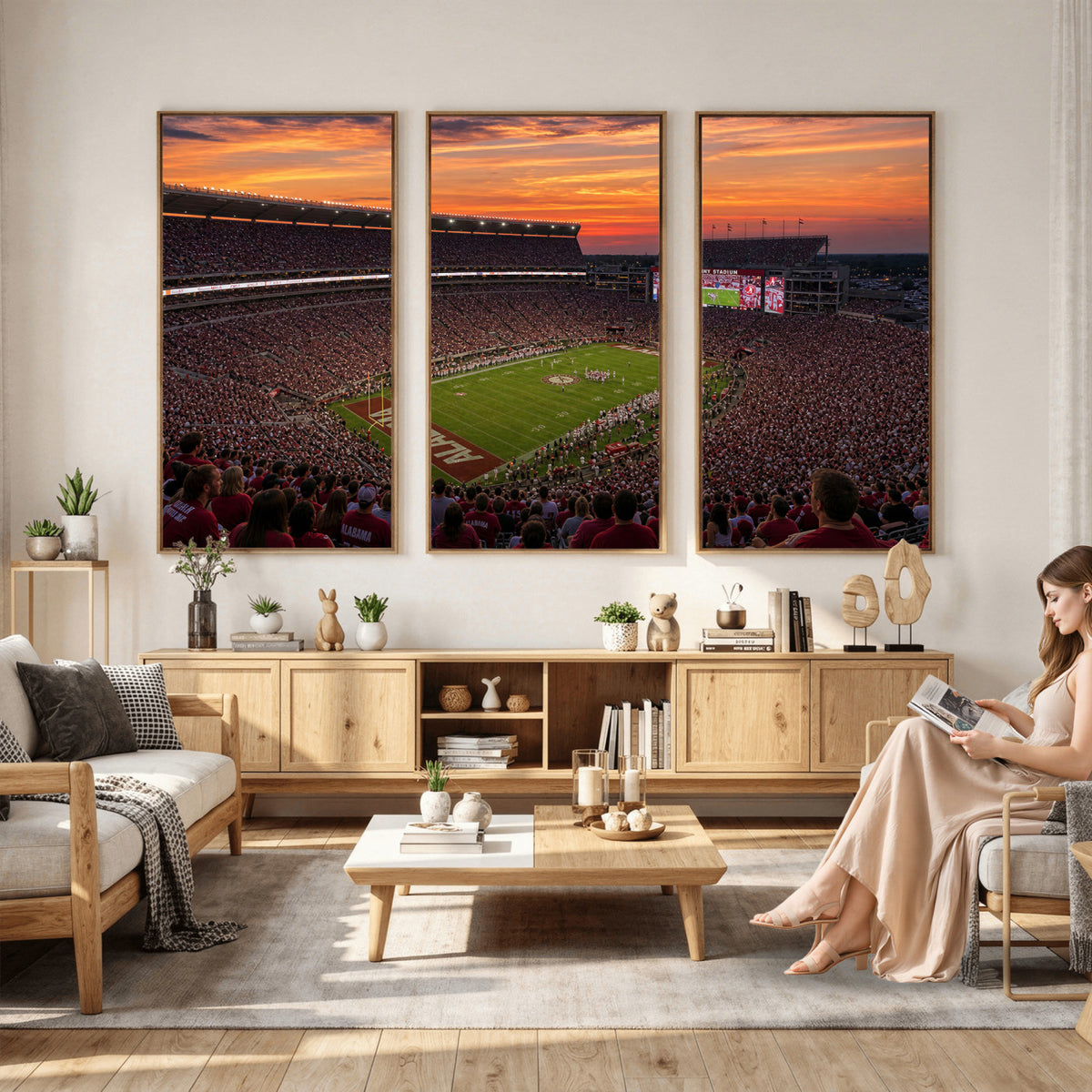 91782096-MGV-CV-36X24 - Stadium Wall Art Canvas Print