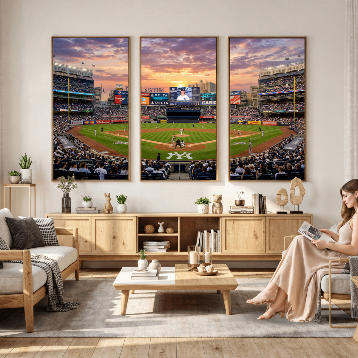26297292-MGV-CV-36X24 - Stadium Wall Art Canvas Print