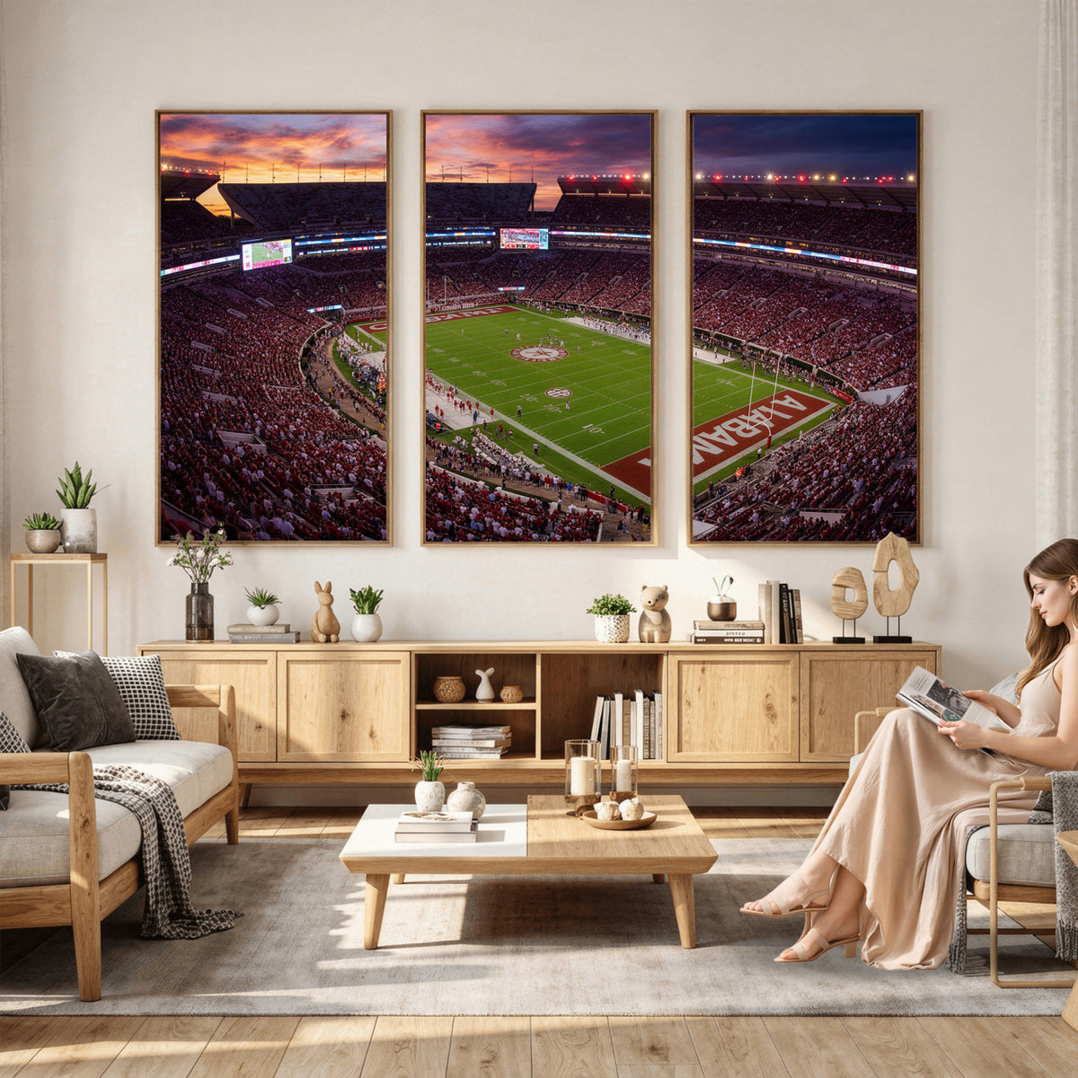 59537492-MGV-CV-36X24 - Stadium Wall Art Canvas Print
