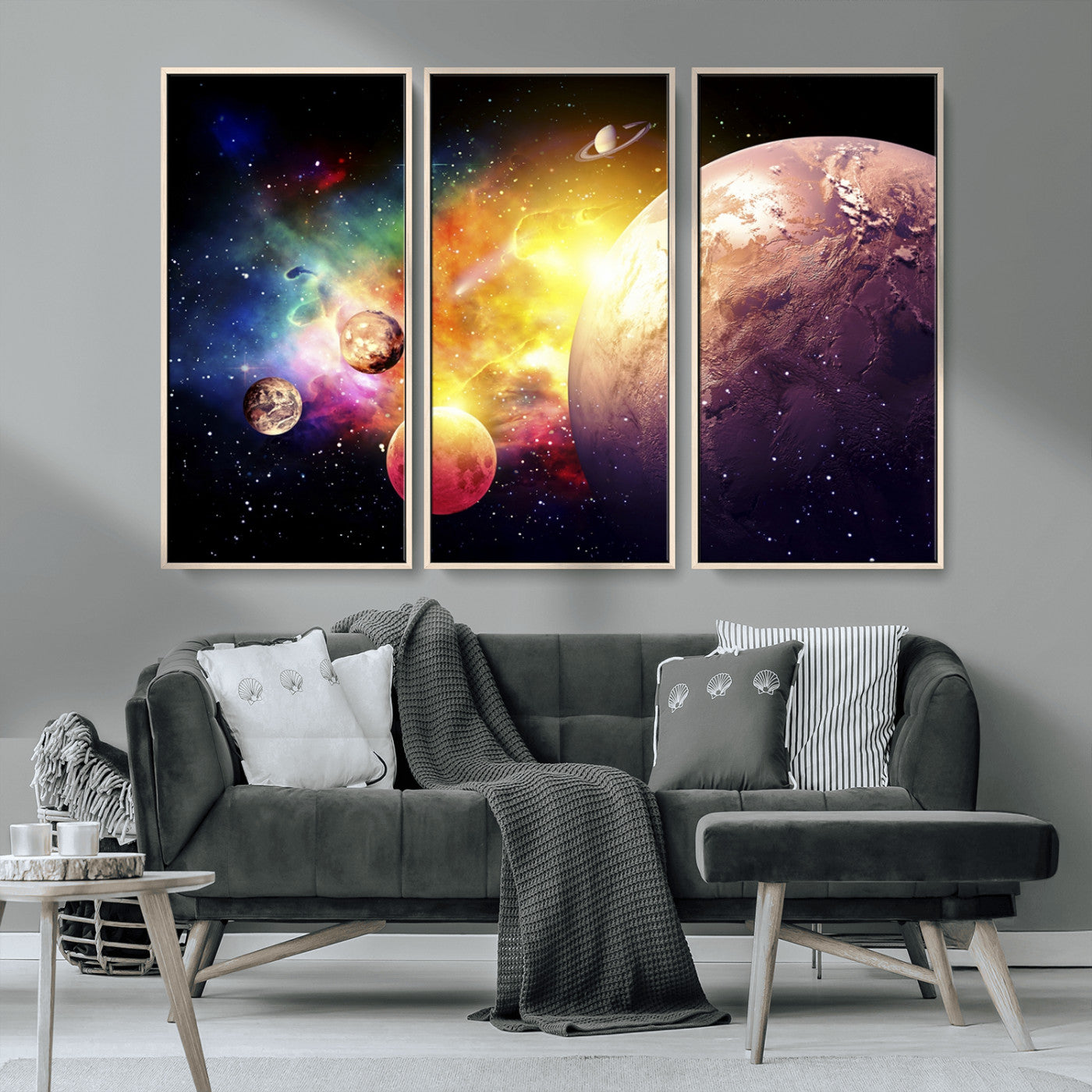 51843-MGV-CV-36X24-Space and Galaxy Canvas Print