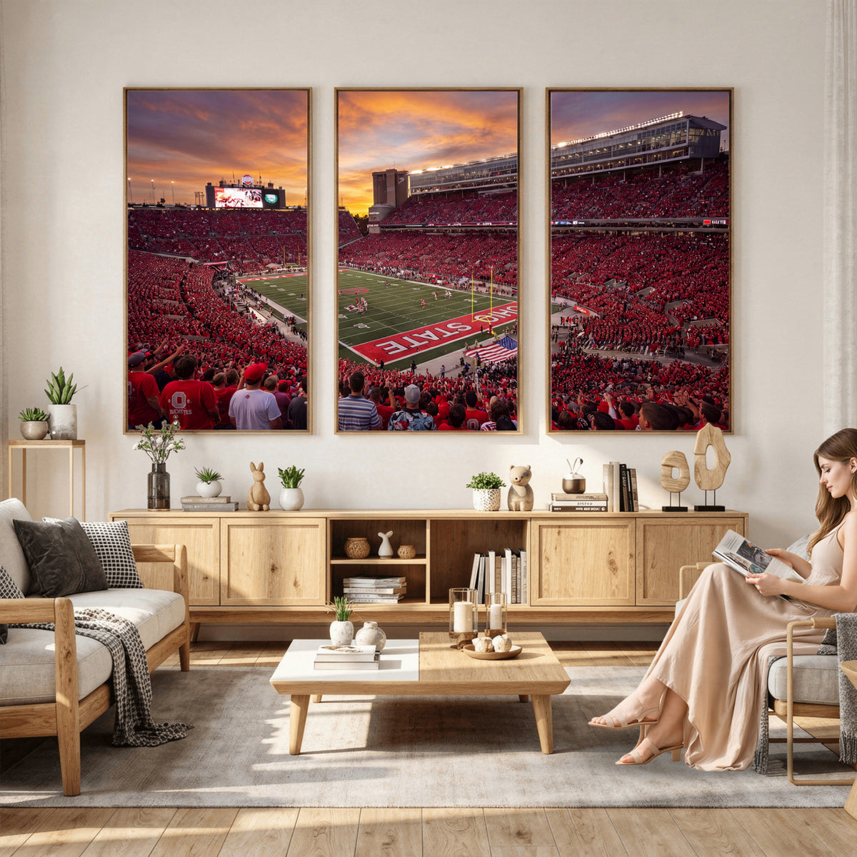 36125328-MGV-CV-36X24 - Stadium Wall Art Canvas Print