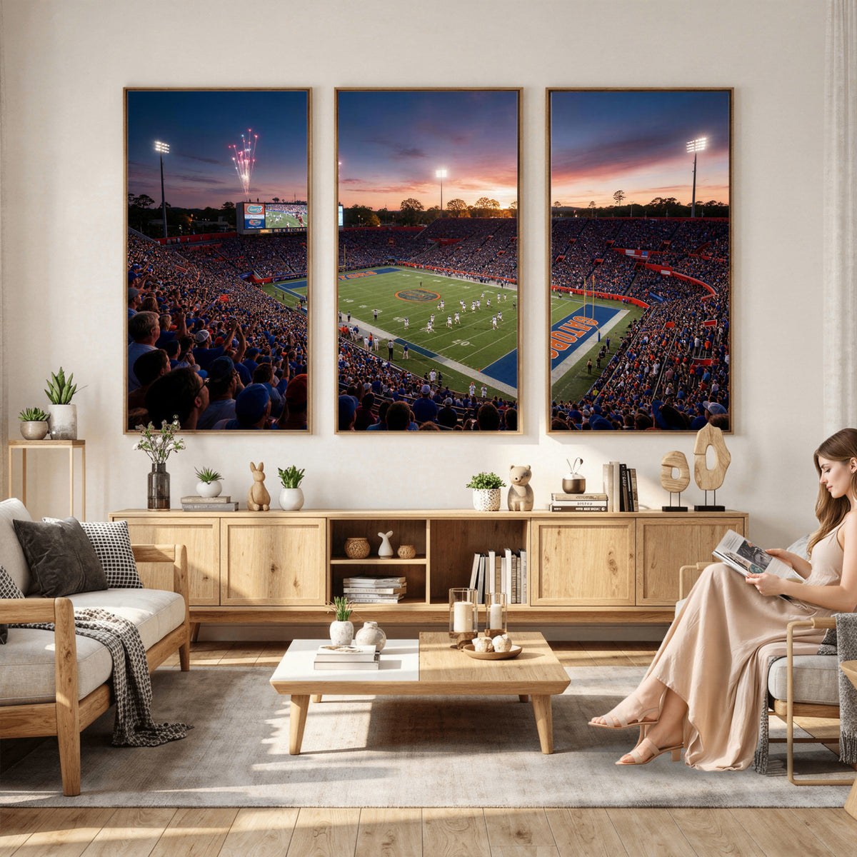 42817292-MGV-CV-36X24 - Stadium Wall Art Canvas Print