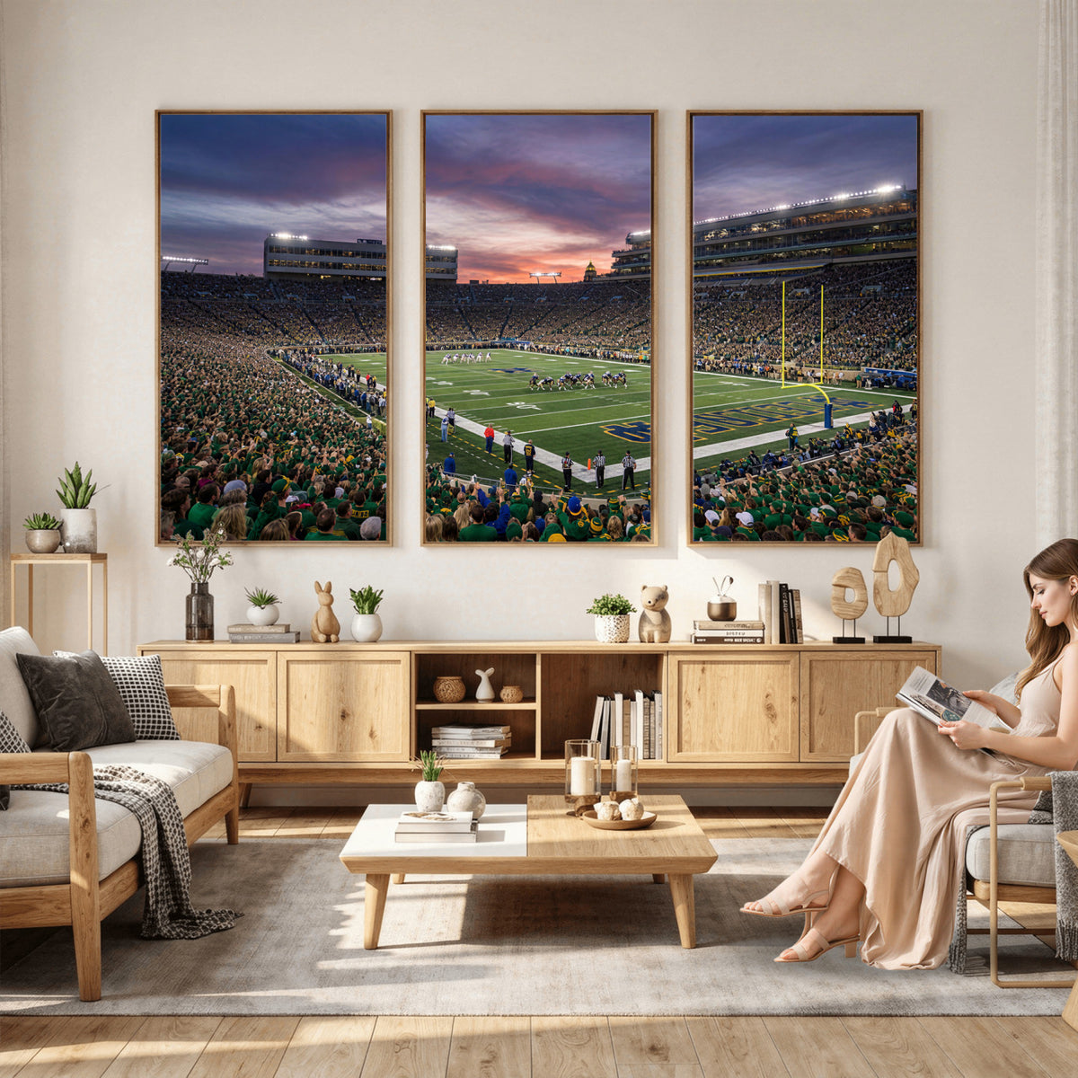 34836892-MGV-CV-36X24 - Stadium Wall Art Canvas Print