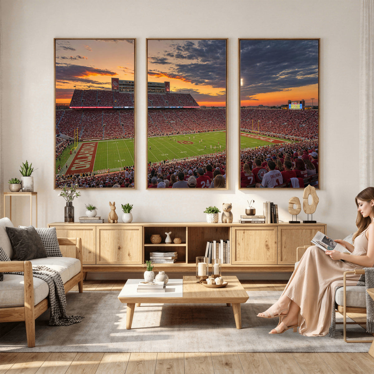 75444407-MGV-CV-36X24 - Stadium Wall Art Canvas Print