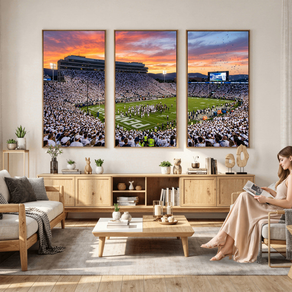 37057330-MGV-CV-36X24 - Stadium Wall Art Canvas Print