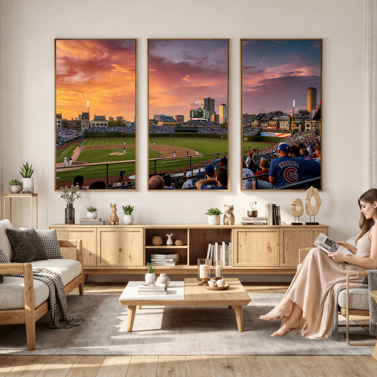 94073020-MGV-CV-36X24 - Stadium Wall Art Canvas Print