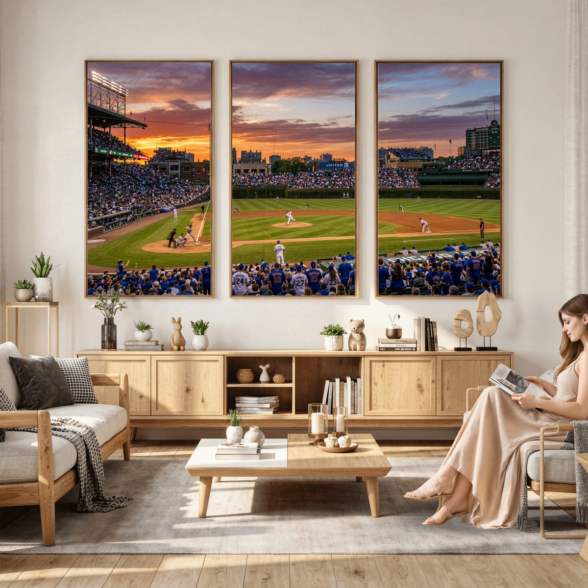 71103551-MGV-CV-36X24 - Stadium Wall Art Canvas Print