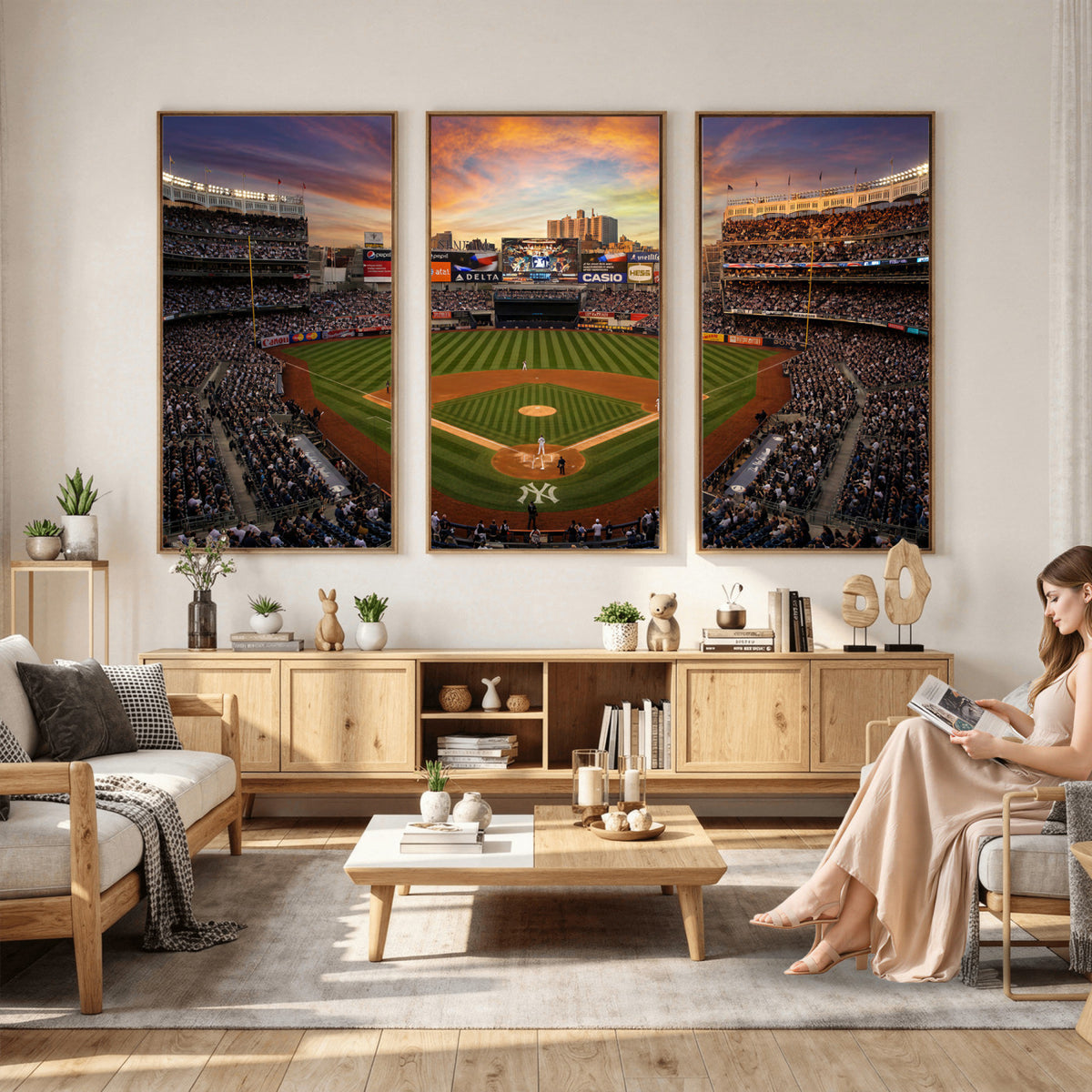 71157927-MGV-CV-36X24 - Stadium Wall Art Canvas Print