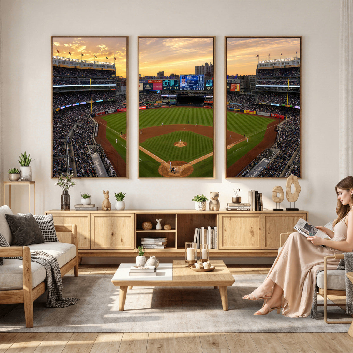 17396699-MGV-CV-36X24 - Stadium Wall Art Canvas Print
