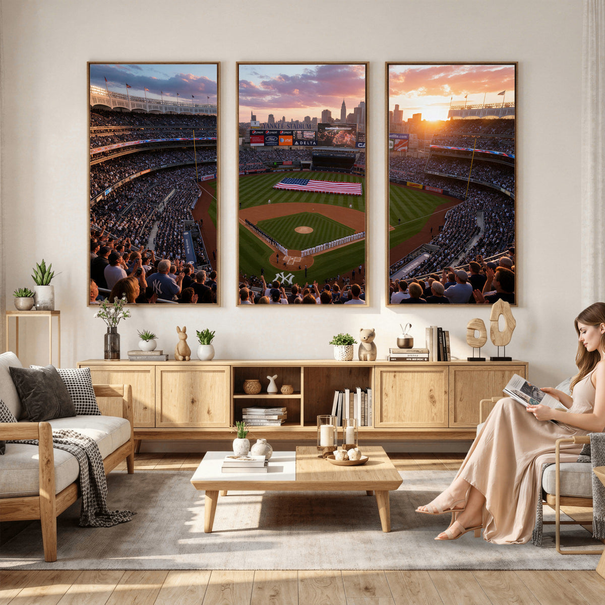 43632742-MGV-CV-36X24 - Stadium Wall Art Canvas Print