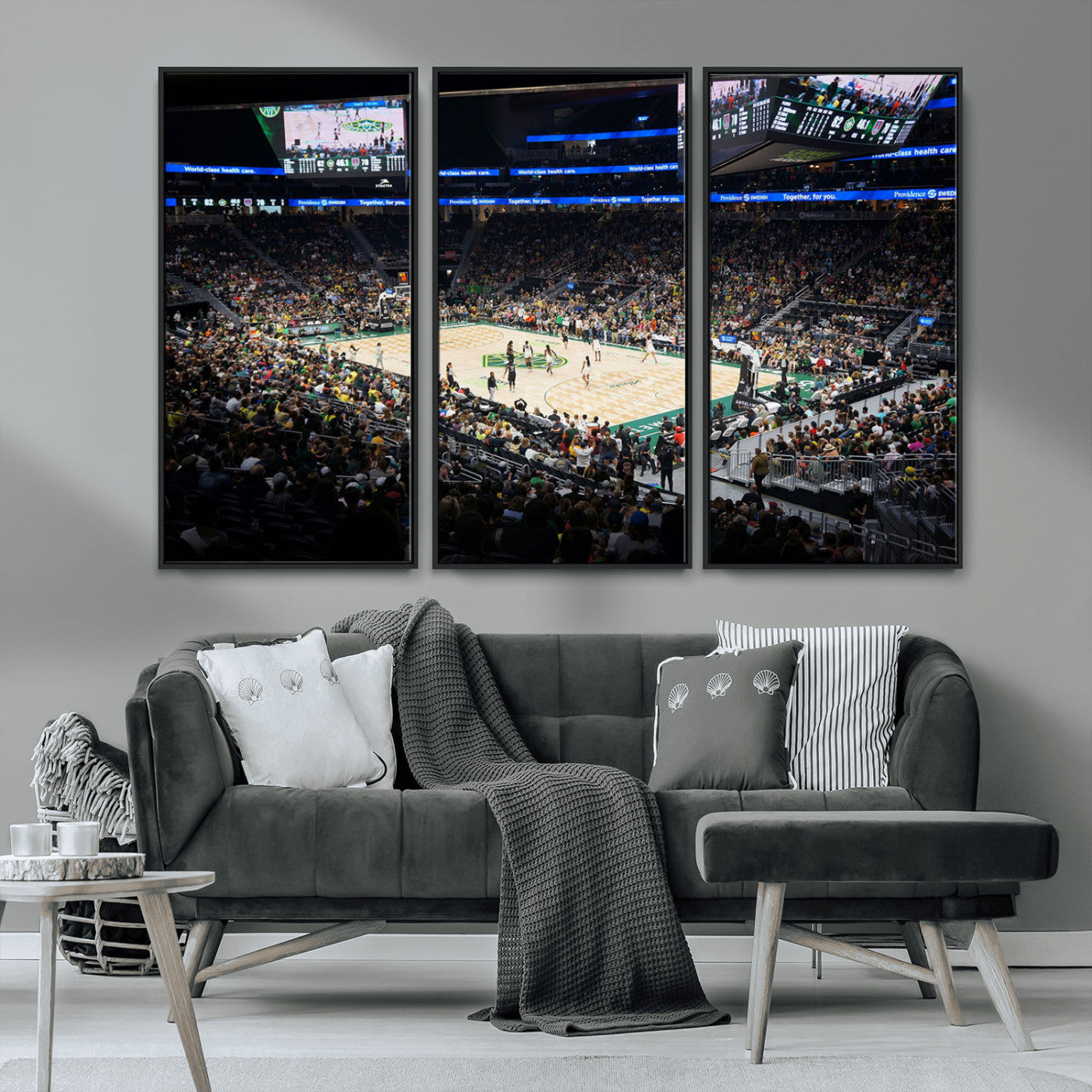 -Climate Pledge Arena | Washington Seattle Kraken Hockey Stadium Wall Art | Canvas Print | Ready to