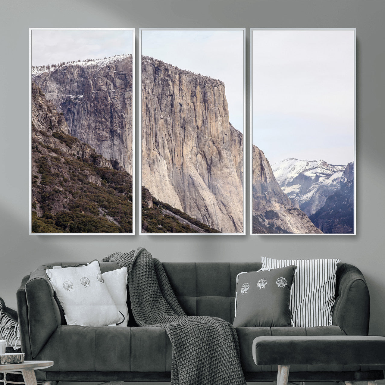74506434-MGV-CV-36X24 - El Capitan Yosemite Mountain Wall Art – Yosemite Cliff Canvas Print, Rugged Terrain and Timeless Wilderness Decor for Office, Living Room or Cabin