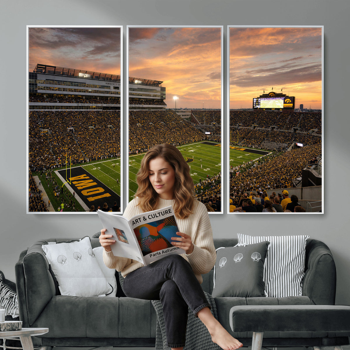 84993181-MGV-CV-36X24 - Stadium Wall Art Canvas Print