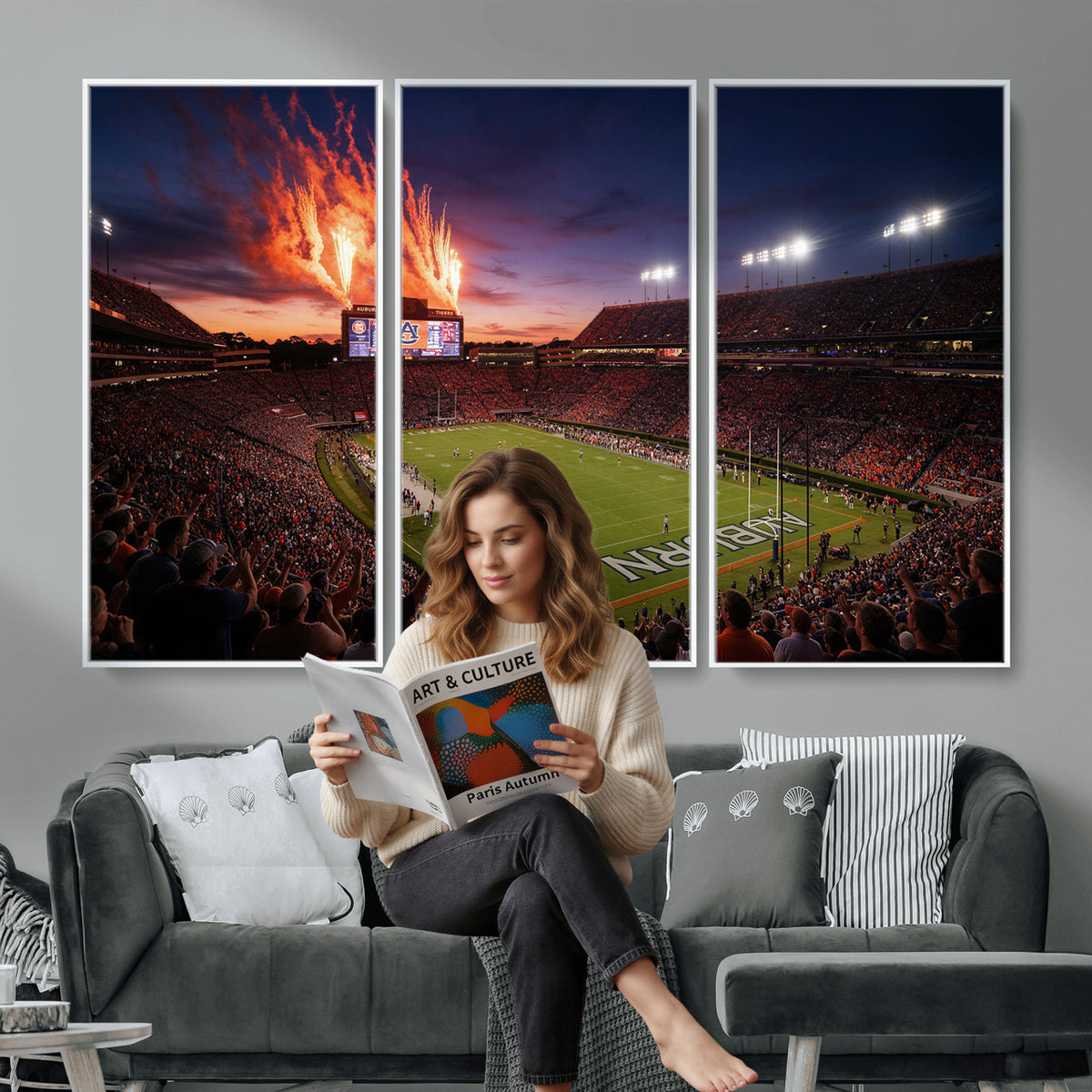 30686080-MGV-CV-36X24 - Stadium Wall Art Canvas Print