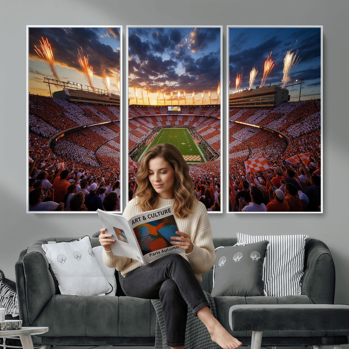 29672818-MGV-CV-36X24 - Stadium Wall Art Canvas Print