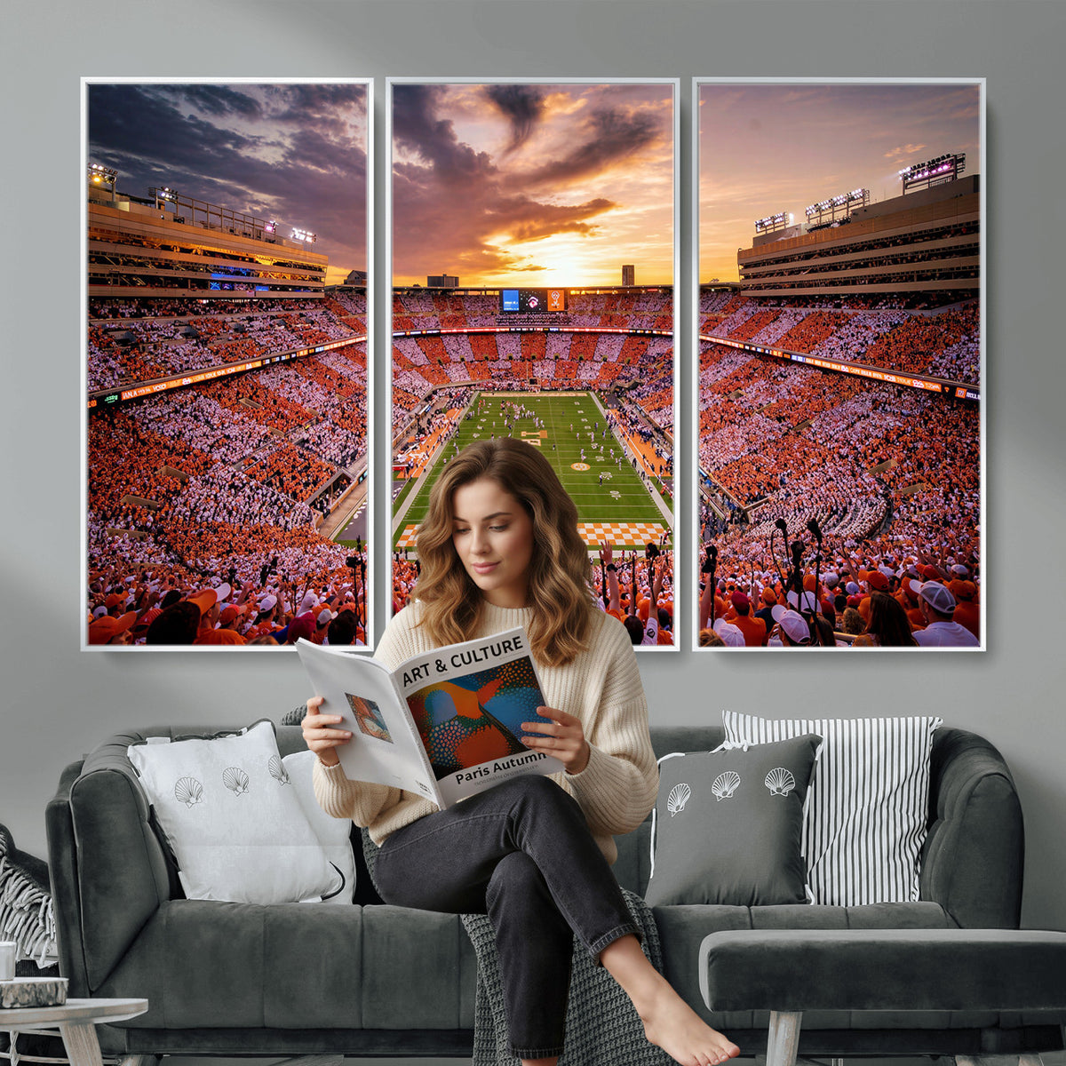 68184875-MGV-CV-36X24 - Stadium Wall Art Canvas Print