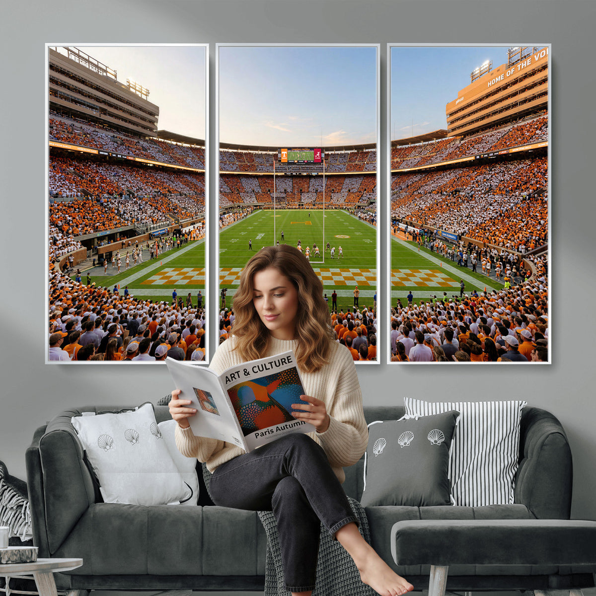 74509135-MGV-CV-36X24 - Stadium Wall Art Canvas Print