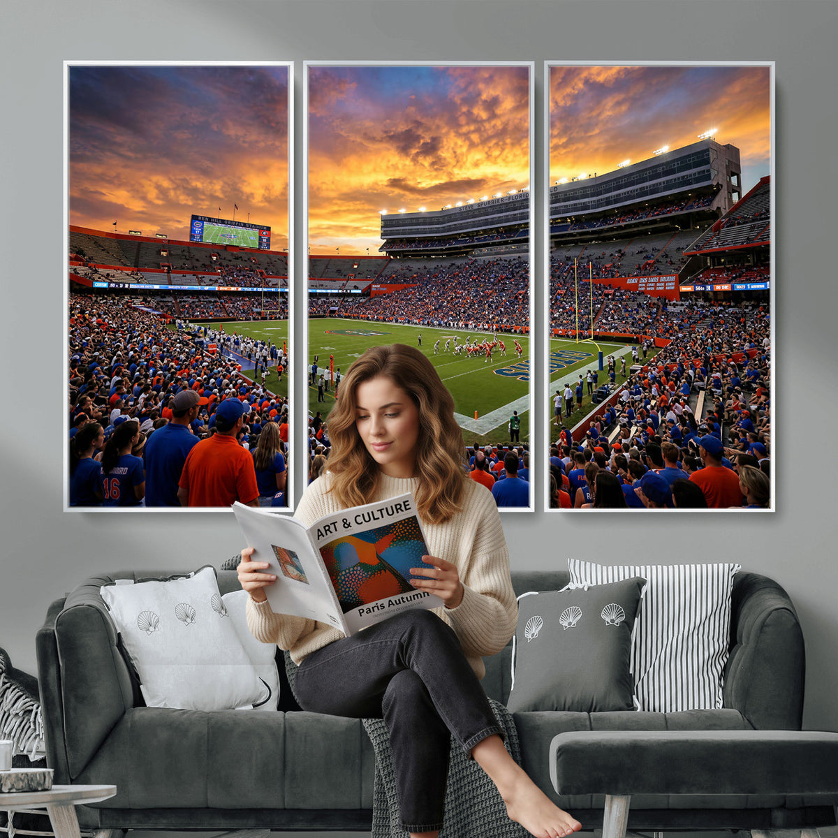 23829865-MGV-CV-36X24 - Stadium Wall Art Canvas Print