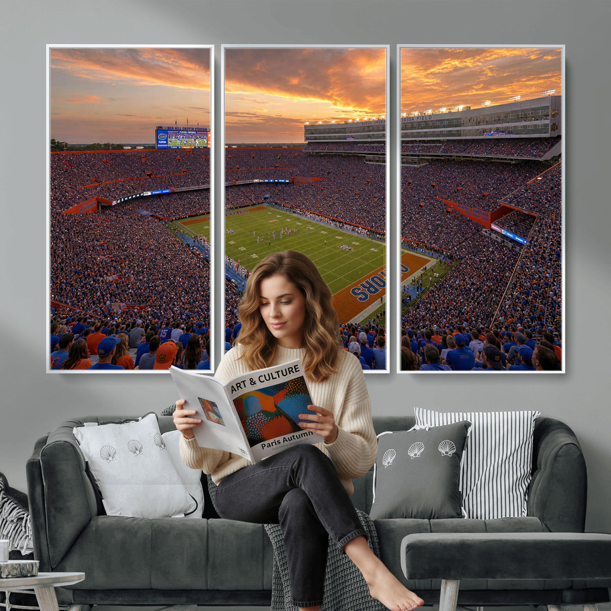 48009171-MGV-CV-36X24 - Stadium Wall Art Canvas Print