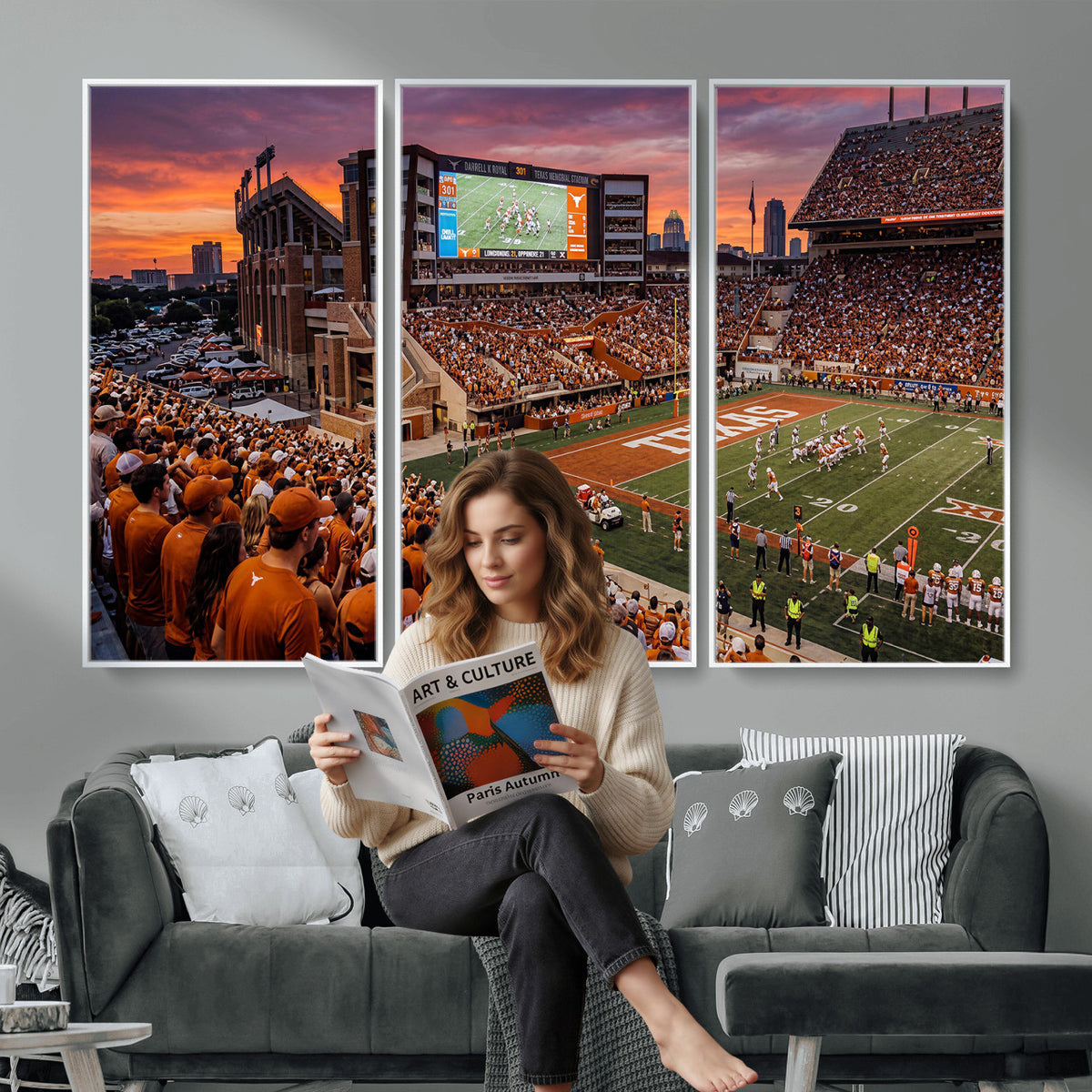 23743181-MGV-CV-36X24 - Stadium Wall Art Canvas Print