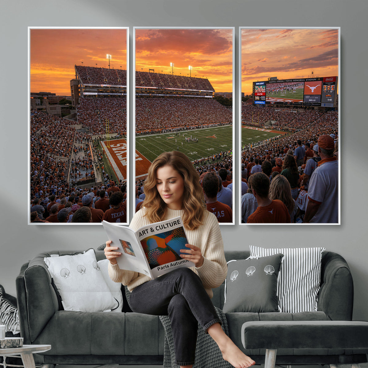 50466060-MGV-CV-36X24 - Stadium Wall Art Canvas Print