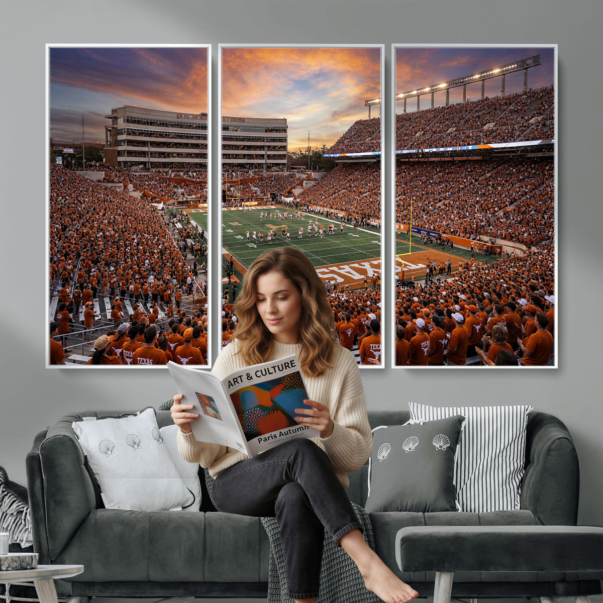 23560699-MGV-CV-36X24 - Stadium Wall Art Canvas Print
