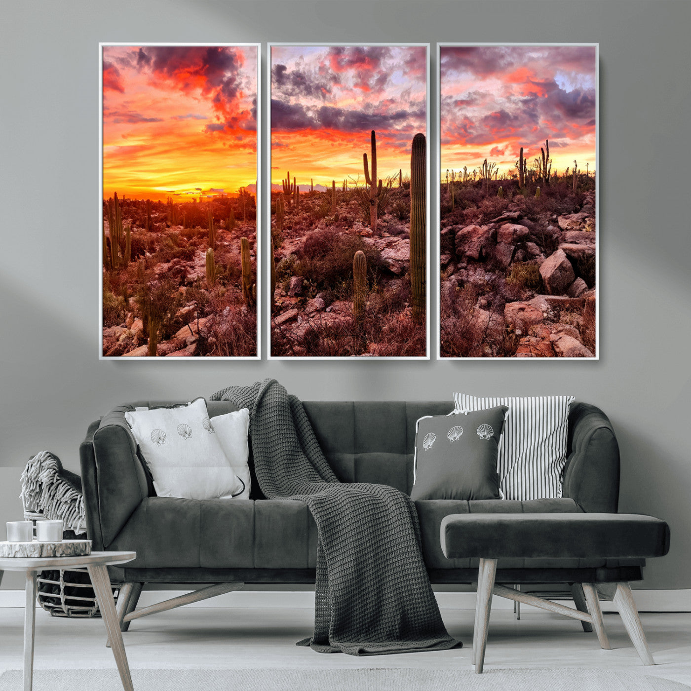 -Arizona Desert Print, Western Cowboy Wall Art Print