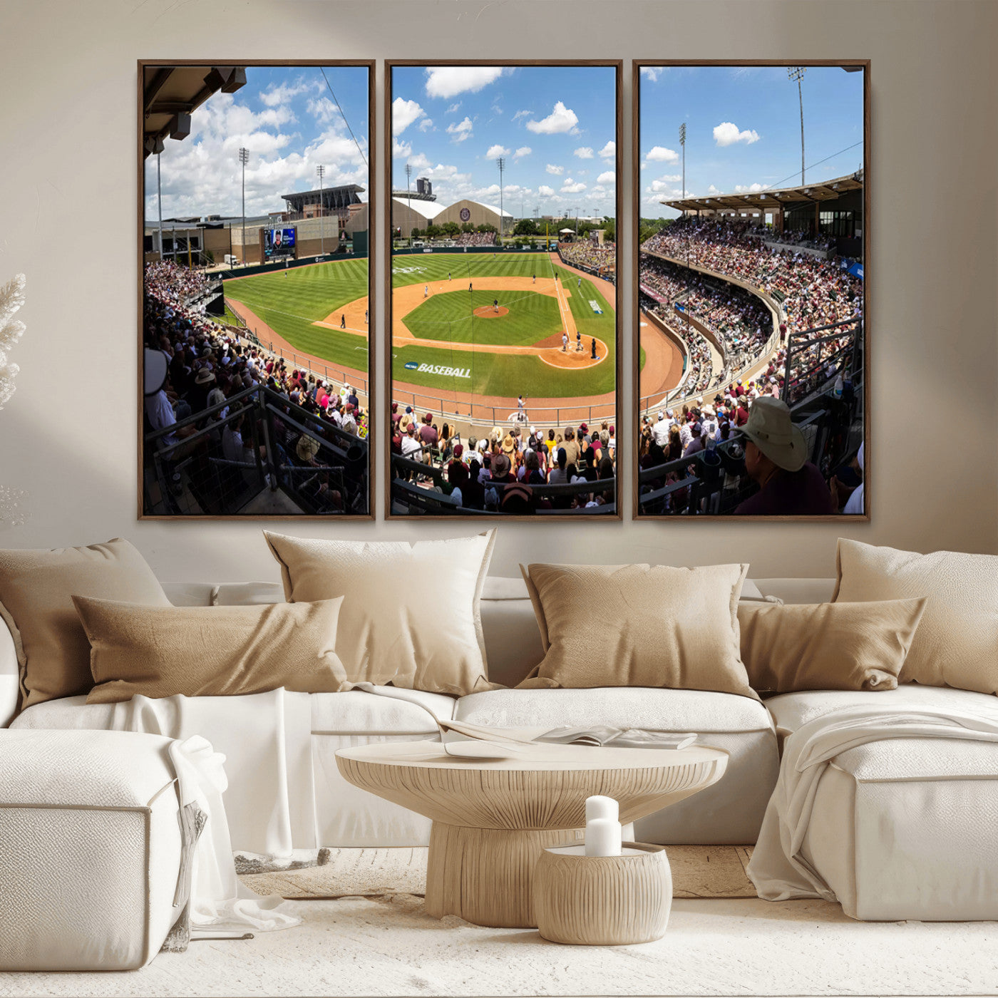 -The Texas A&M University Aggies Athletics Team Print - College Station Kyle Field Wall Art Canvas