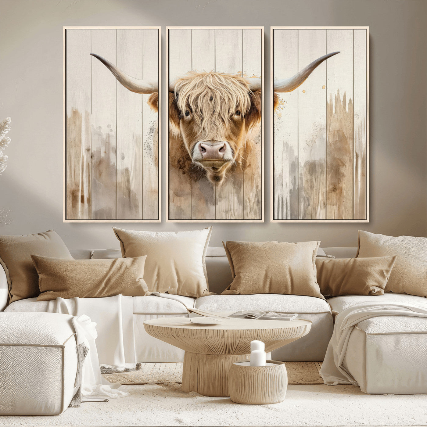 83059-MGV-CV-36X24 - Vibrant Autumn Landscape Canvas Wall Art - Fall Foliage and Mountain View Print for Home, Farmhouse, and Cozy Cabin Decor, Ready to Hang