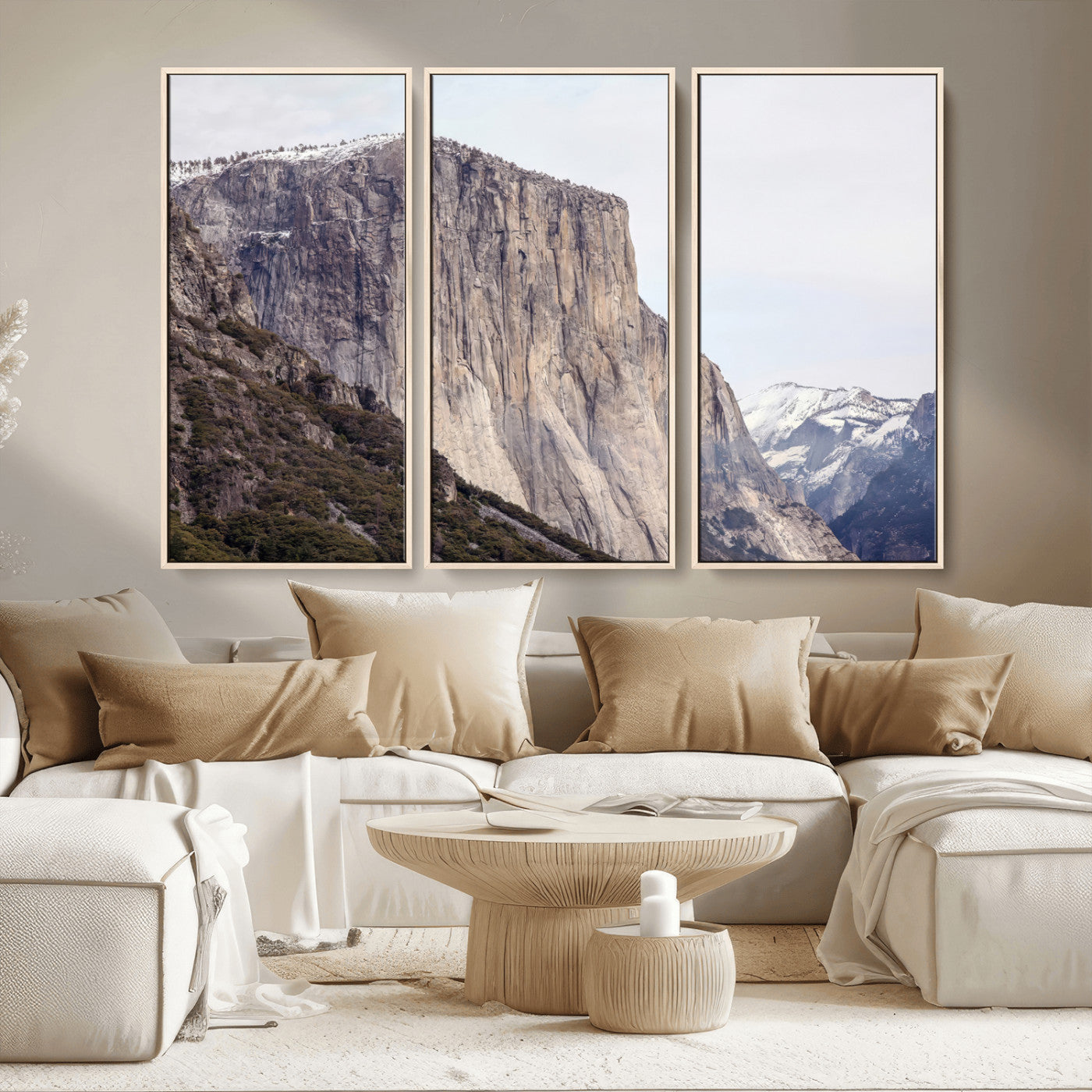 74506434-MGV-CV-36X24 - El Capitan Yosemite Mountain Wall Art – Yosemite Cliff Canvas Print, Rugged Terrain and Timeless Wilderness Decor for Office, Living Room or Cabin