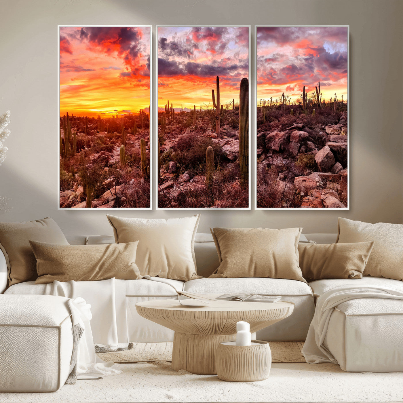-Arizona Desert Print, Western Cowboy Wall Art Print