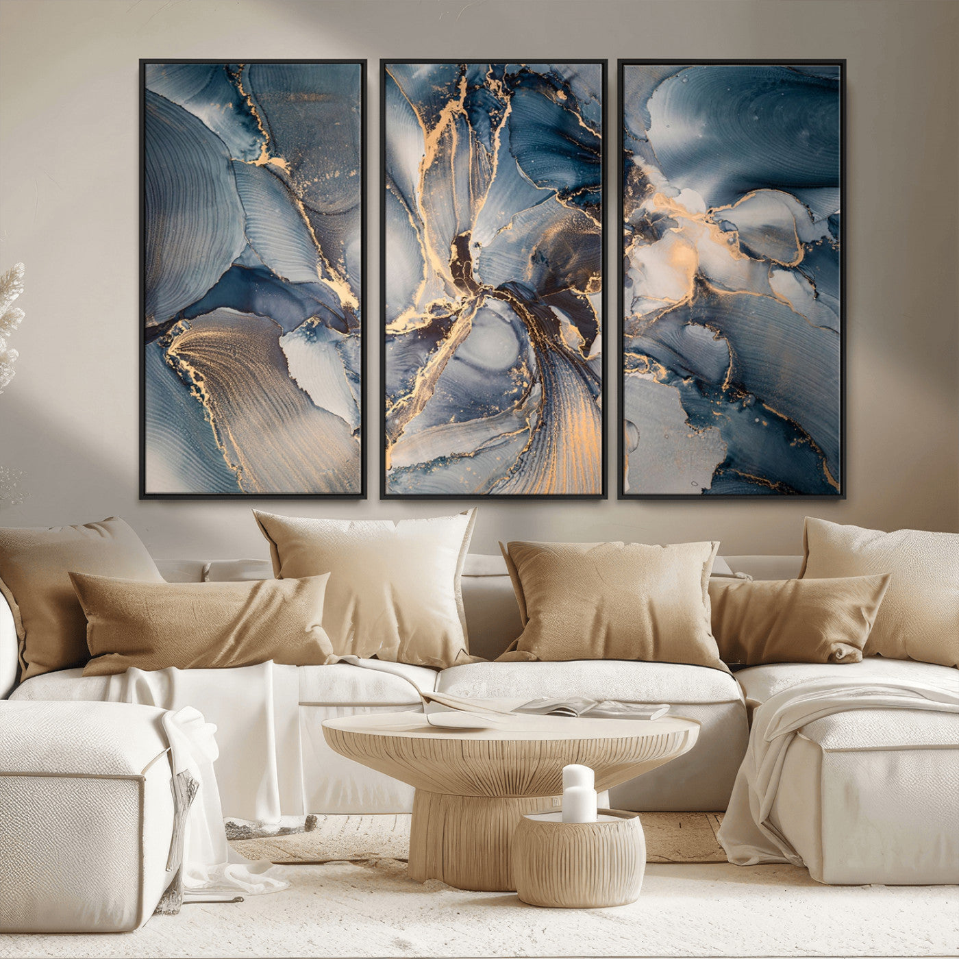 69995-MGV-FC-48X32-3P_Black-Abstract Wall Art Canvas Print for Modern Home Decor