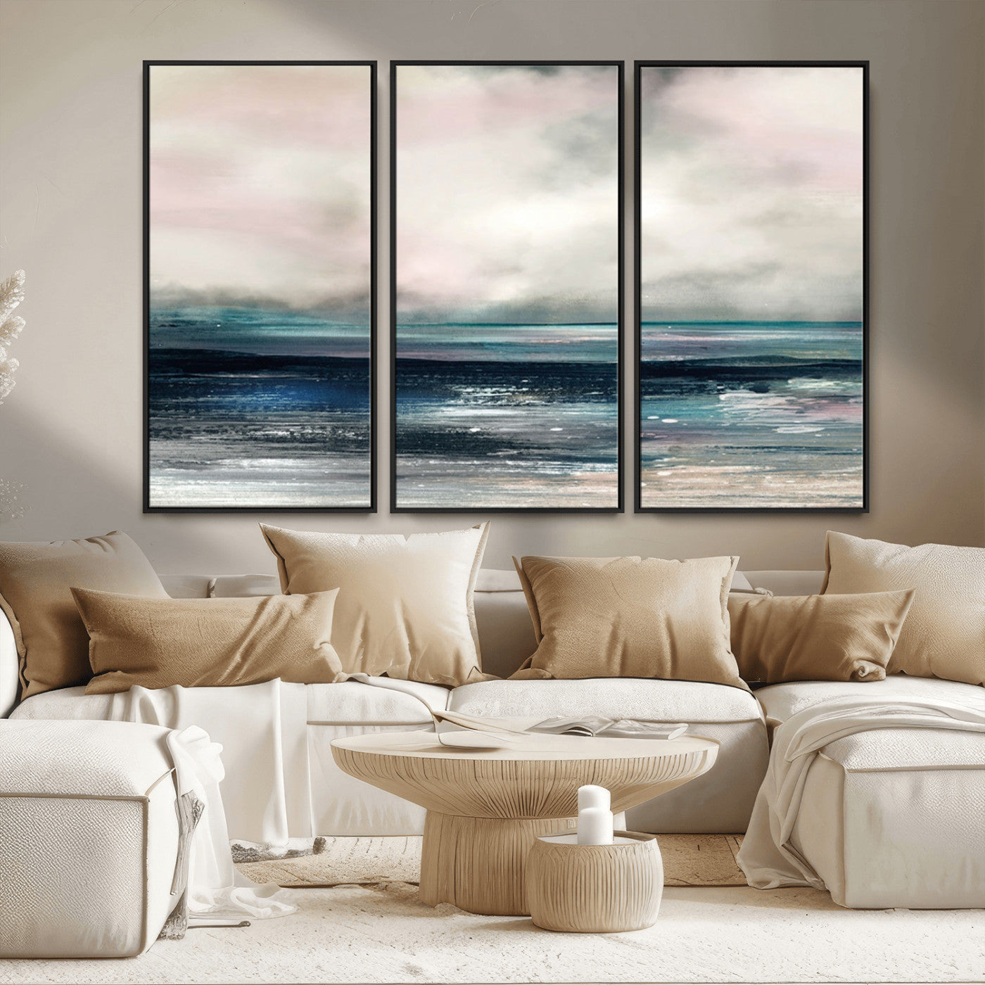 63797-MGV-FC-48X32-3P_Black-Contemporary Abstract Wall Art Canvas Print