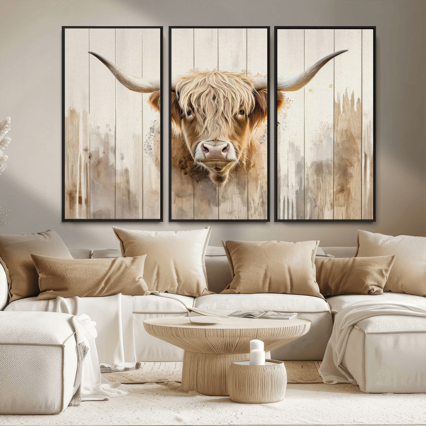 83059-MGV-CV-36X24 - Vibrant Autumn Landscape Canvas Wall Art - Fall Foliage and Mountain View Print for Home, Farmhouse, and Cozy Cabin Decor, Ready to Hang