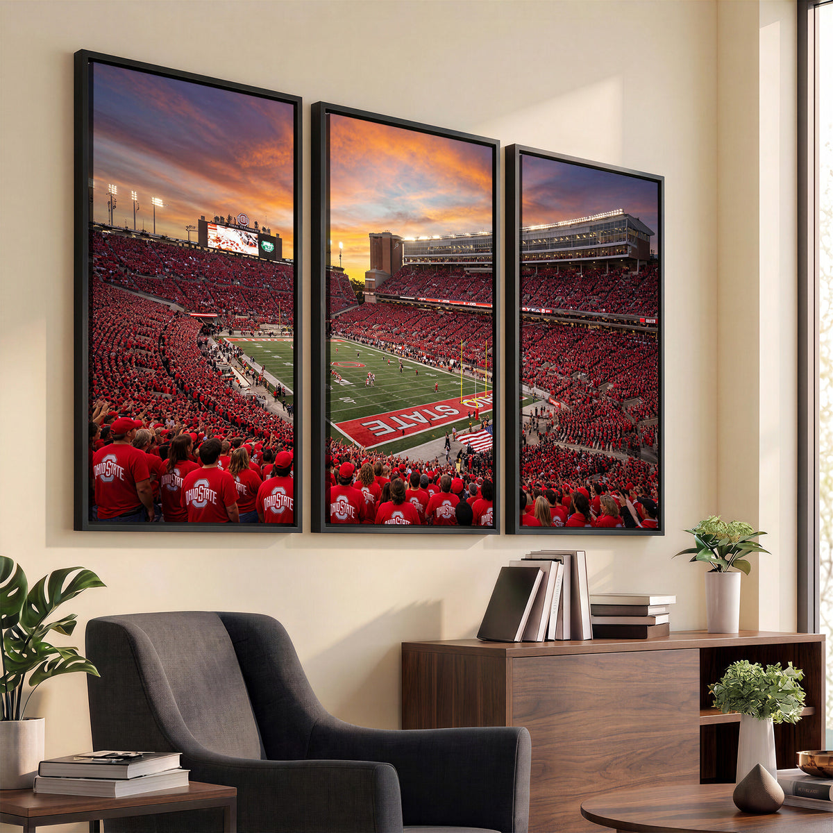 73119077-MGV-CV-36X24 - Stadium Wall Art Canvas Print