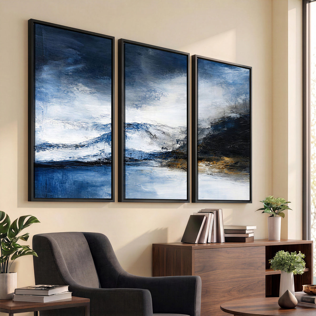 48142030-MGV-CV-36X24 - Extra Large Abstract Wall Art Canvas Print