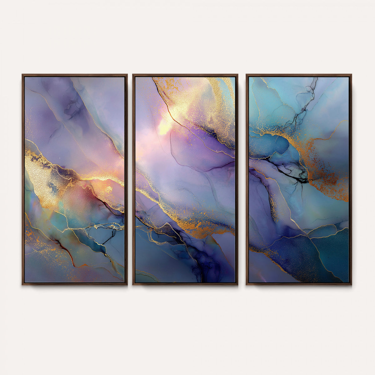 50939878-MGV-CV-36X24 - Colorful Abstract Canvas Wall Art Print, Vibrant Popup Color Art Print