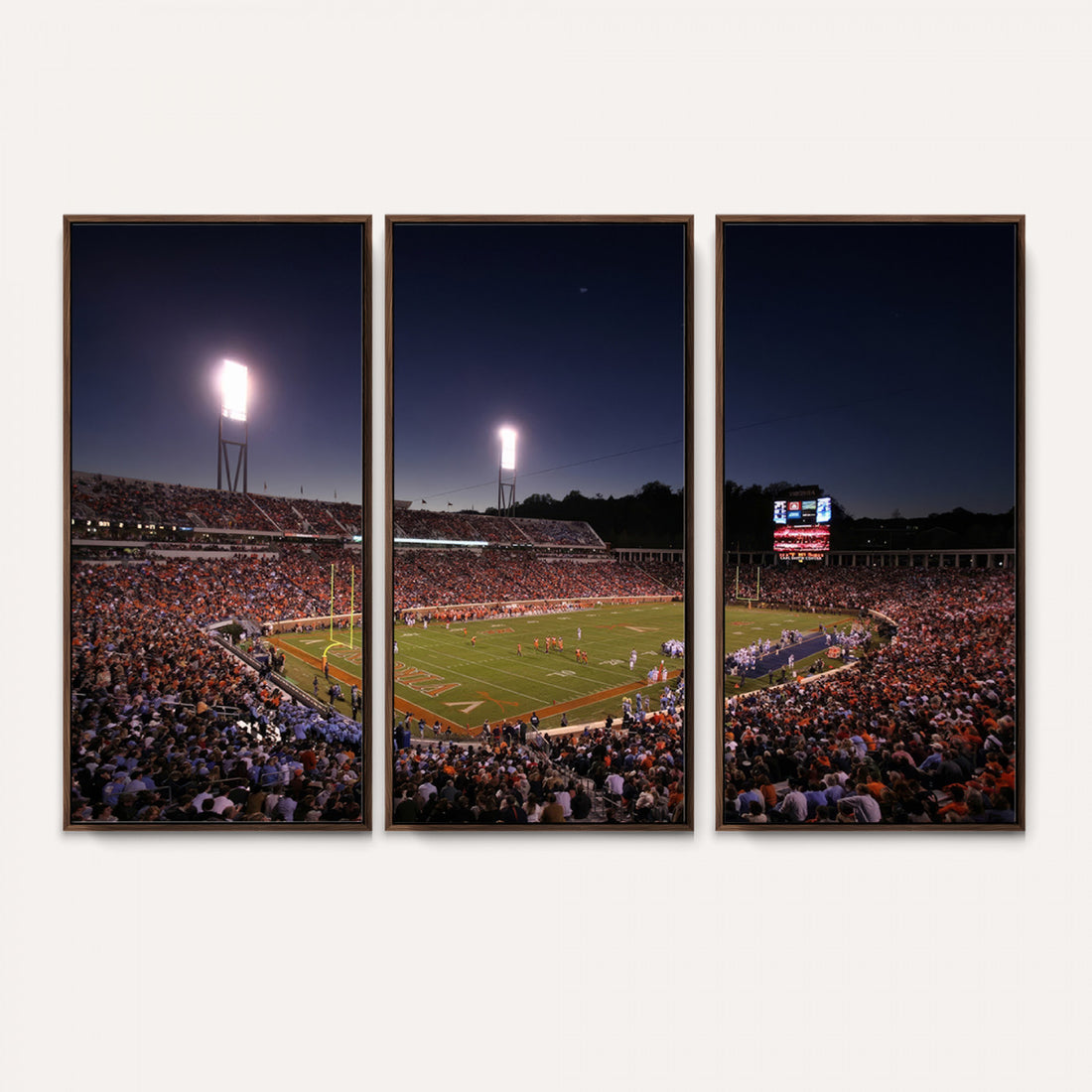 Virginia Cavaliers Football Team Print, Charlottesville, Framed and Ready to Hang