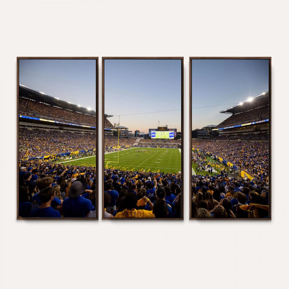 Pittsburgh Panthers Football Team Print, Pittsburgh, Framed and Ready to Hang