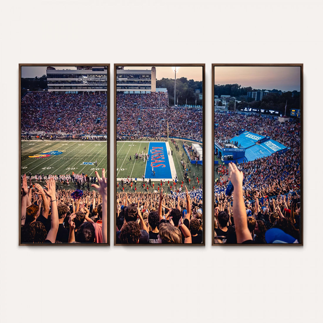 University of Kansas Jayhawks Football Team Art Print