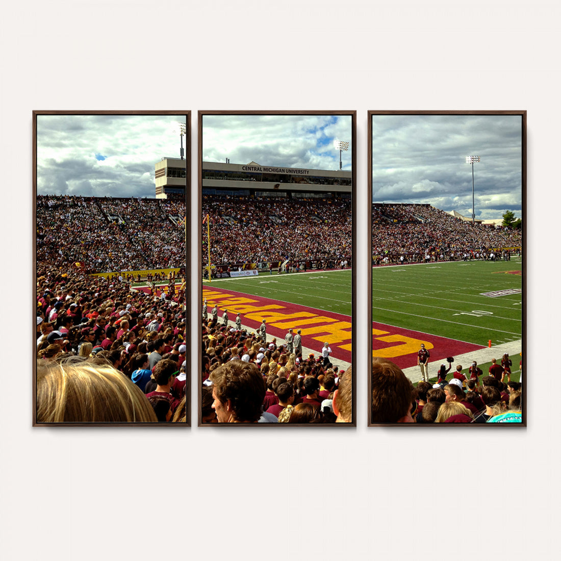 Central Michigan University Chippewas Football Team Print