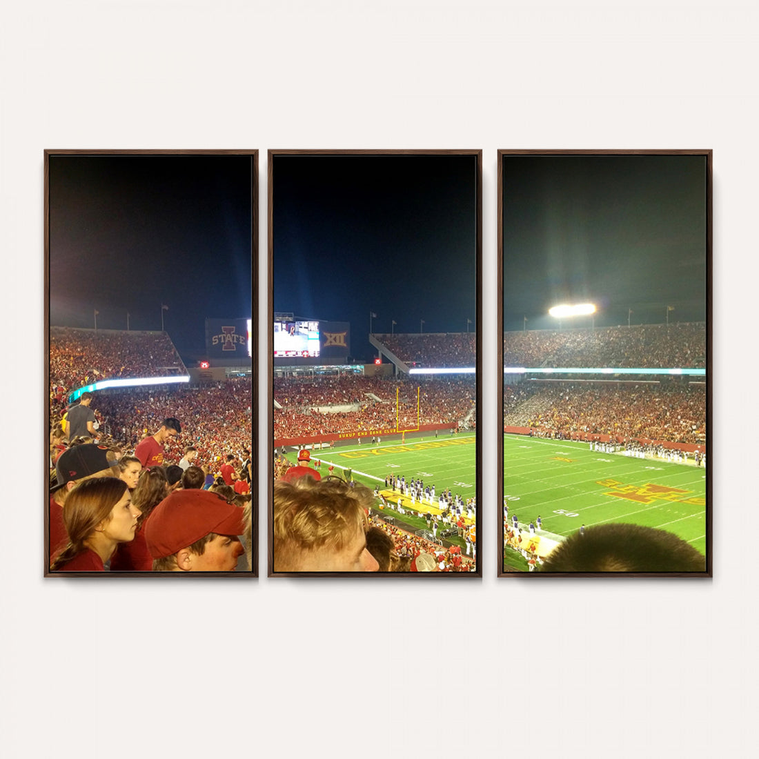 Iowa State University Cyclones Art Print, Jack Trice Stadium Ames