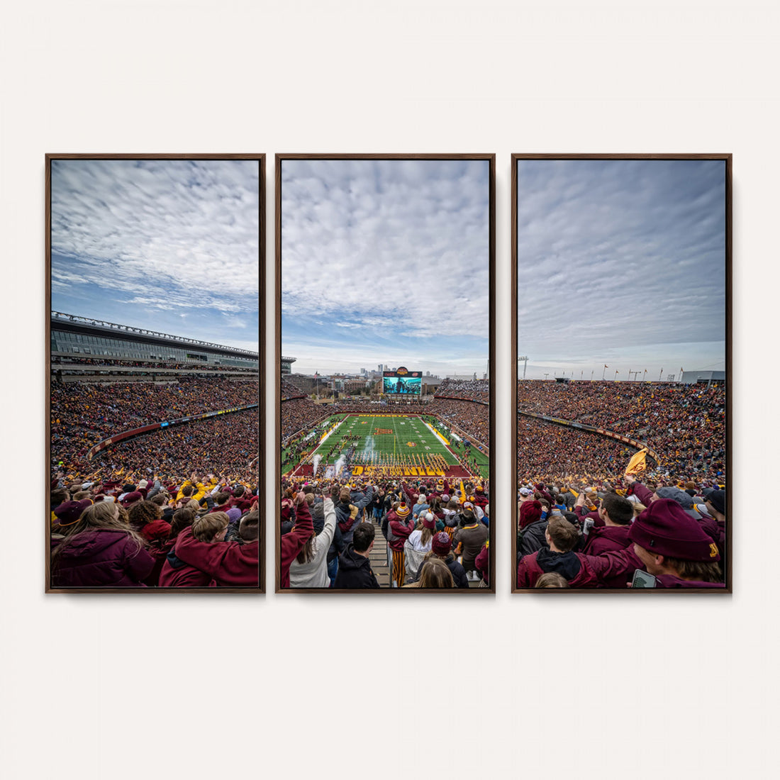 University of Minnesota Golden Gophers Football Team Print, Framed and Ready to Hang