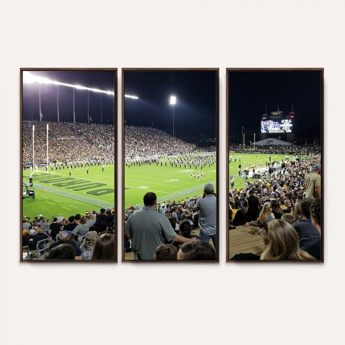 Purdue University Boilermakers Football Team Print, West Lafayette Ross-Ade Stadium