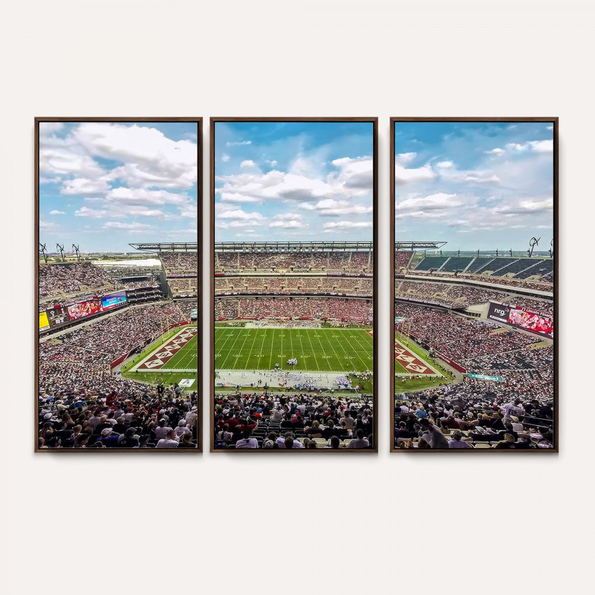 29243-PAN-FL-20X10 - The Temple University Owls Athletics Team Print - Philadelphia Lincoln Financial Field Stadium Wall