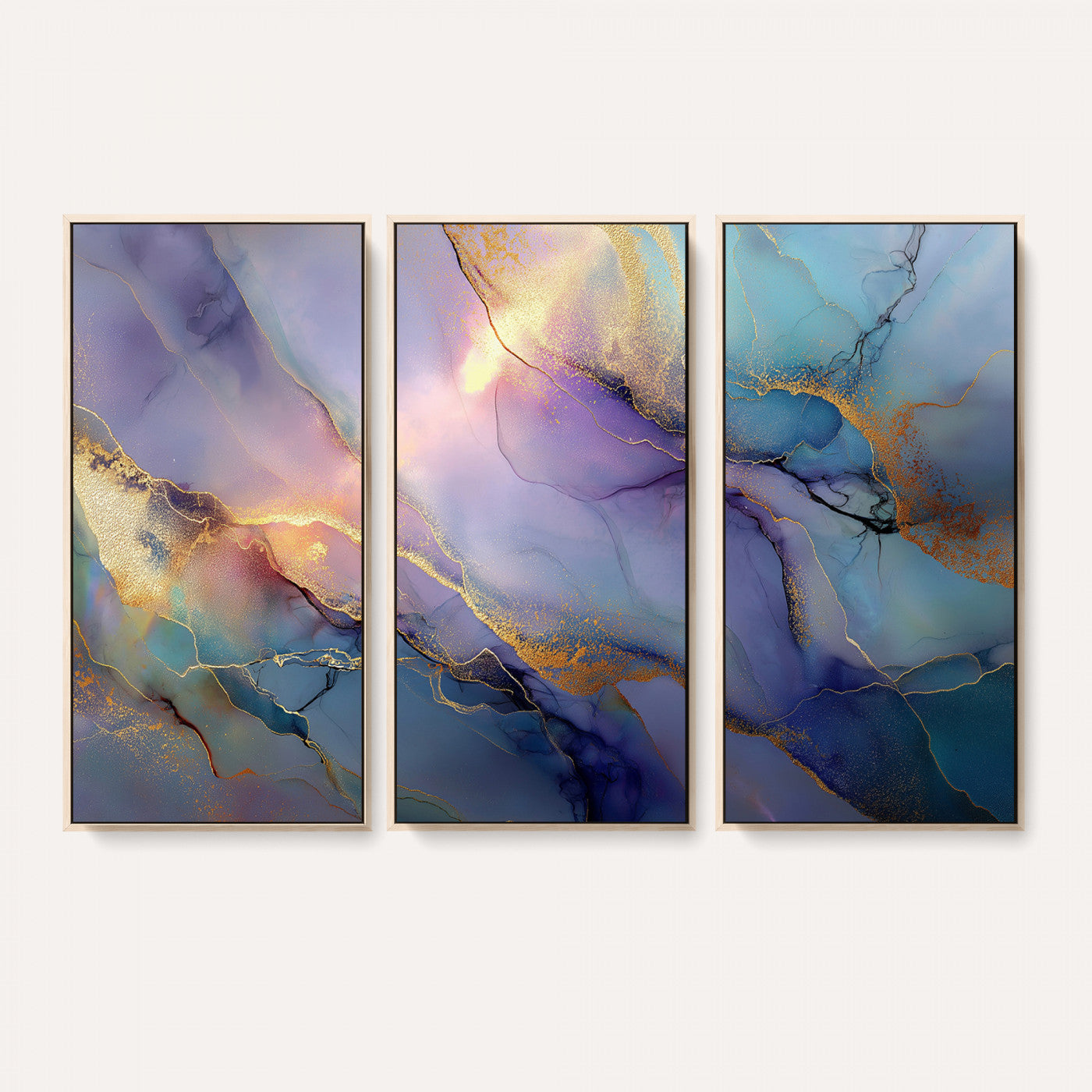 50939878-MGV-CV-36X24 - Colorful Abstract Canvas Wall Art Print, Vibrant Popup Color Art Print