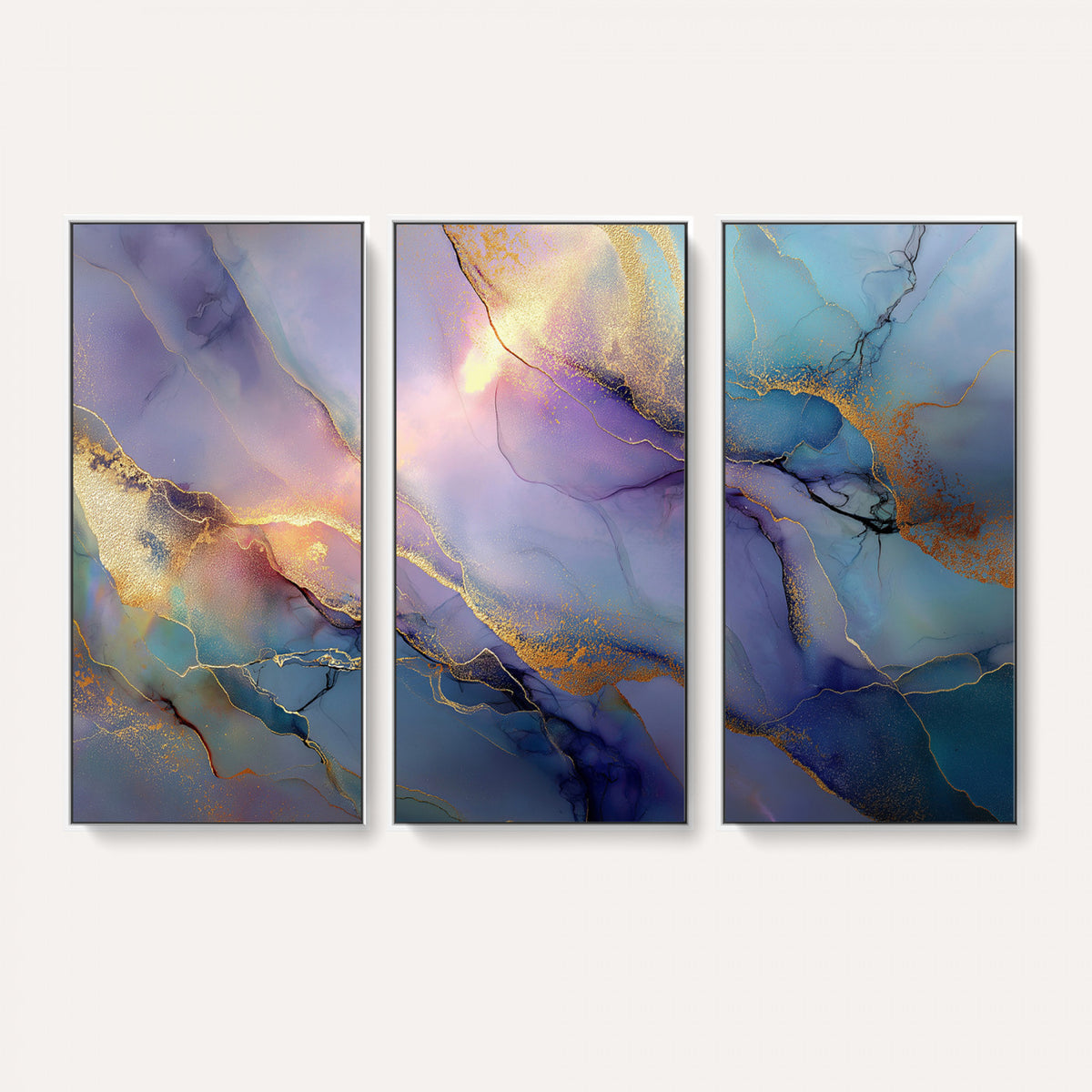 50939878-MGV-CV-36X24 - Colorful Abstract Canvas Wall Art Print, Vibrant Popup Color Art Print